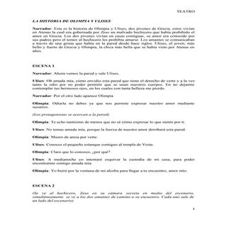 Guión teatro griego
