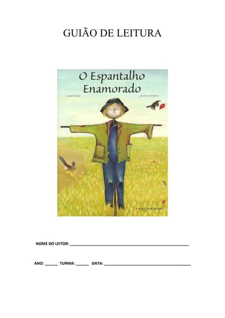 Guião espantalho enamorado