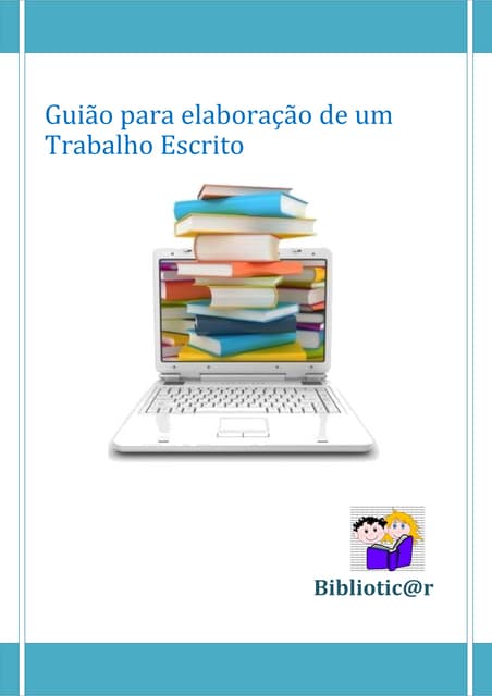 Guião como elaborar um trabalho esc...