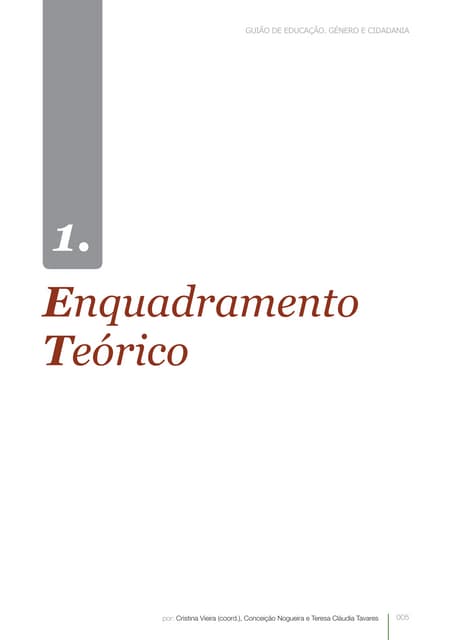 Guião de educação   género e cidadania - pré-escolar