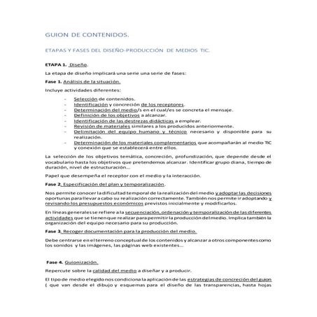 Guión diseño-producción