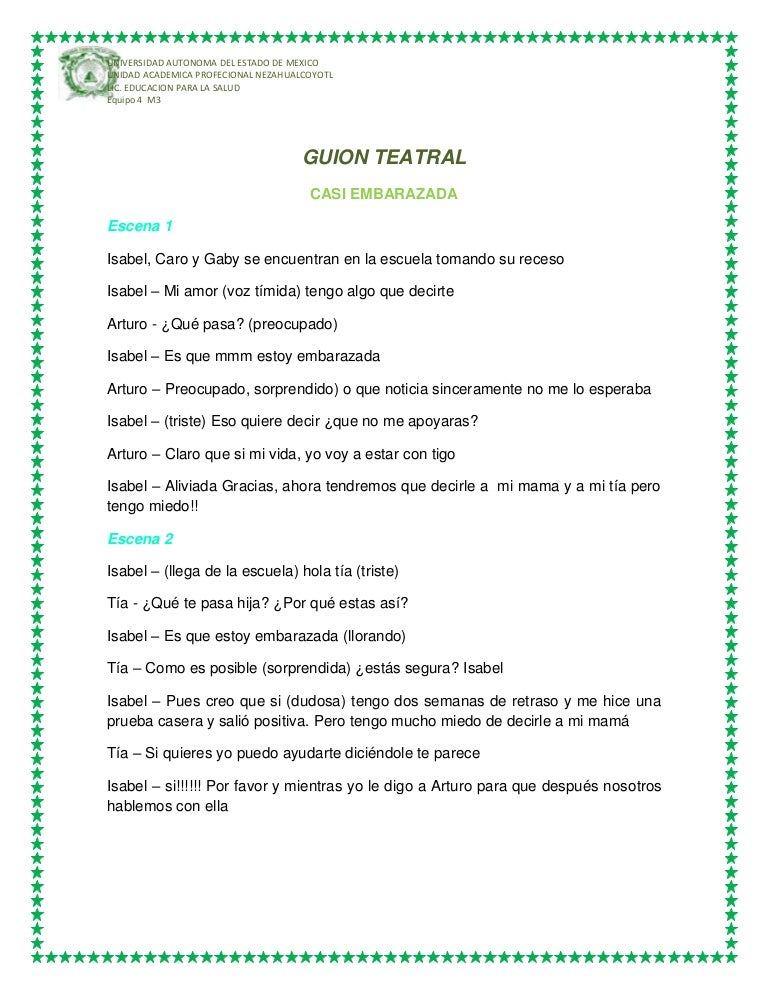 Guion teatral