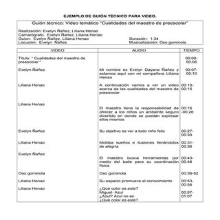 Guion tecnico para_video_-_ejemplo