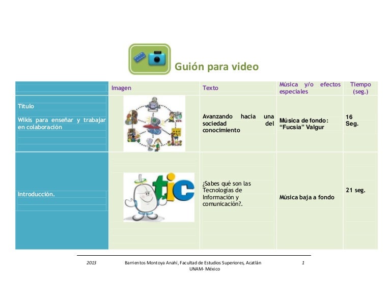 Guion Video Nte 1504 slideshare