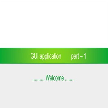 Gui Layout Presentation | PPT