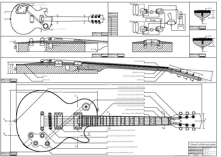 Guitar building plans