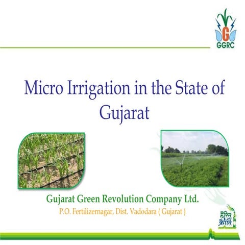 Micro Irrigation in Gujarat 