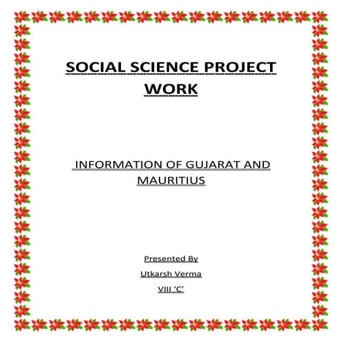 Gujarat and mauritius