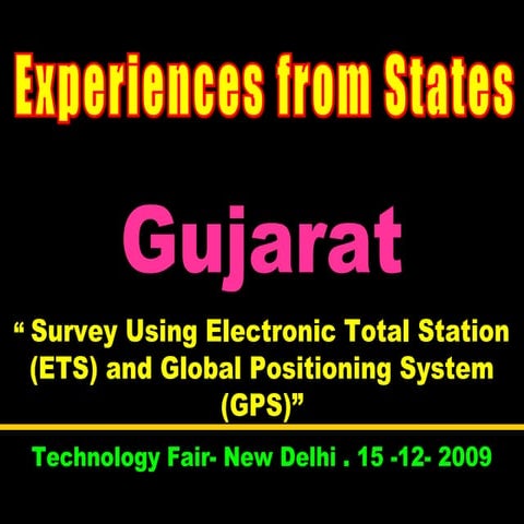 Gujarat [experinces from states]