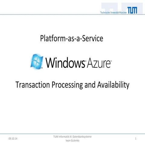 Azure vs. Google App Engine