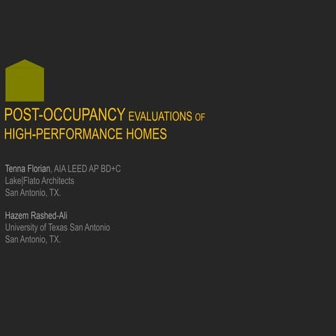 Gulf Coast Green 2012 Tenna Florian & Hazem Rashed-Ali