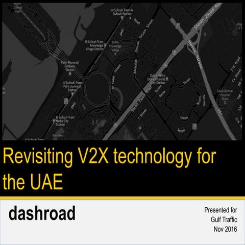 V2V / V2X Technology in the Middle East