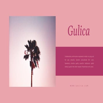 Gulica Presentation : Dark Color Version