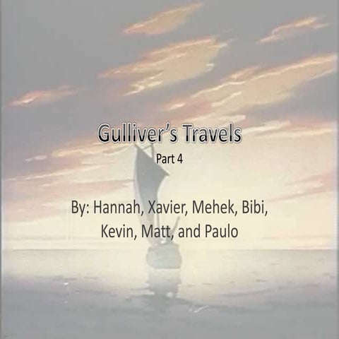Gulliver's travels part 4 team