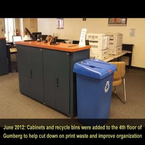 Going Green @ Gumberg