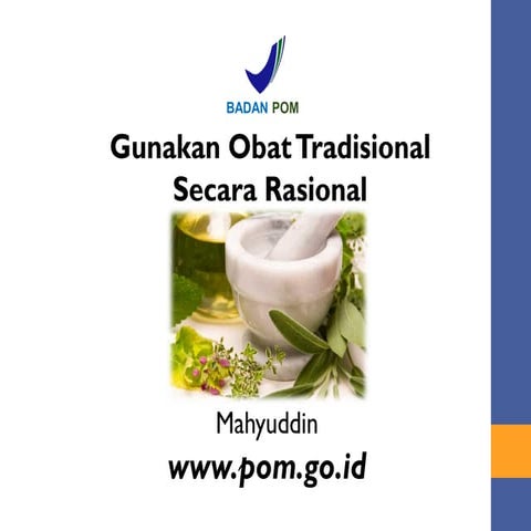 Gunakan Obat Tradisional Secara Rasional | PDF