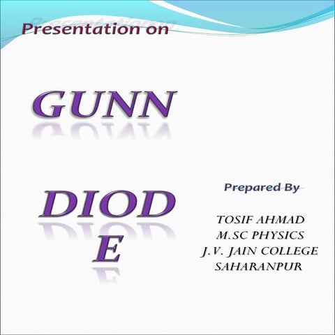 Gun diode