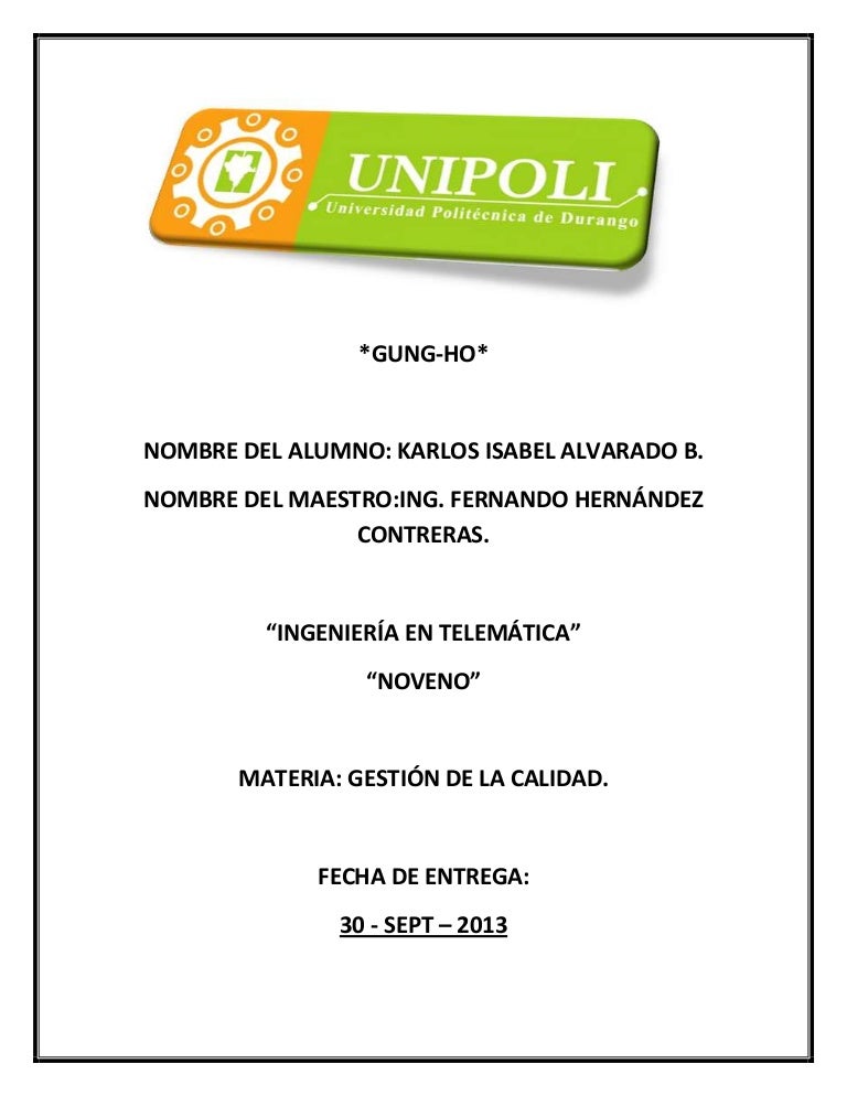 Resumen Gung Ho