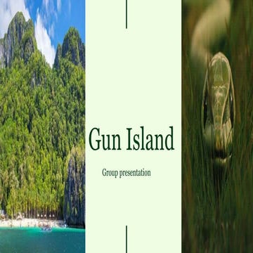 Gun Island Group Presentation 