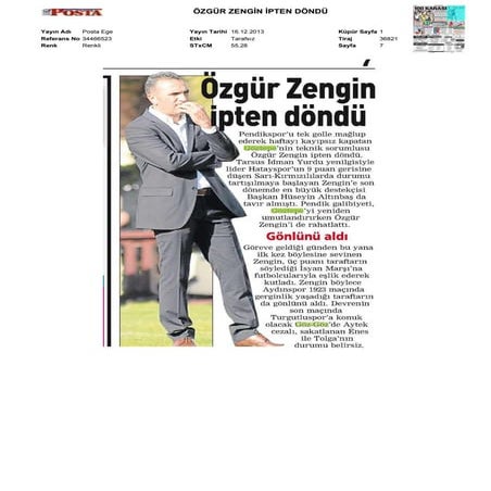 Basında Bugün Göztepe