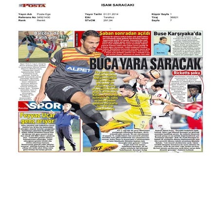 Basında Bugün Göztepe