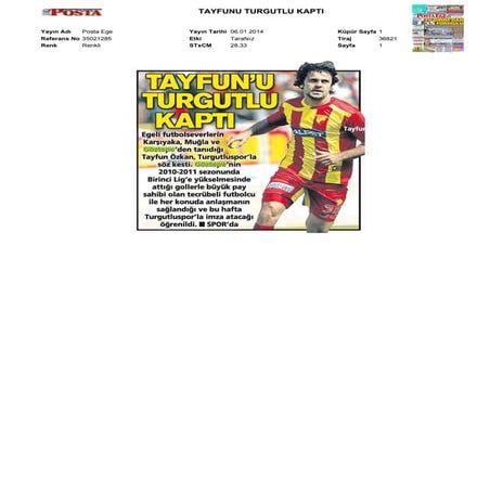 Basında Bugün Göztepe