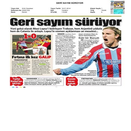 Basında Bugün Göztepe