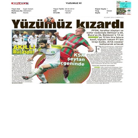 Basında Bugün Göztepe