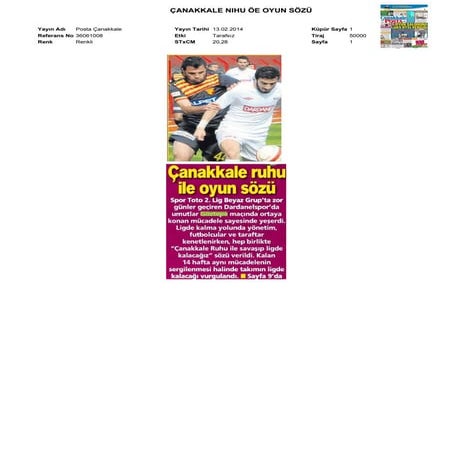 Basında Bugün Göztepe