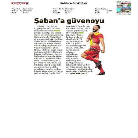 Basında Bugün Göztepe