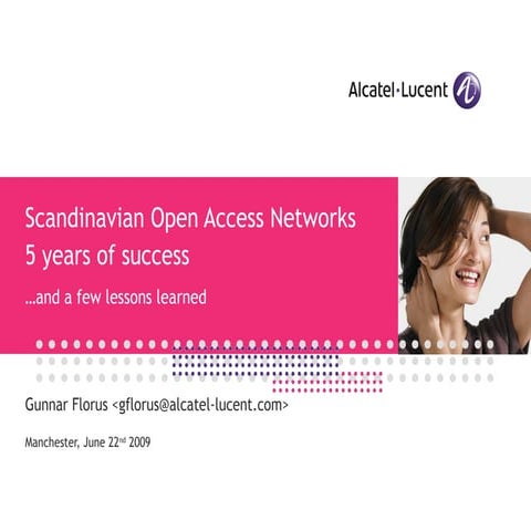 Gunnar   Alcatel Lucent   Open Networks