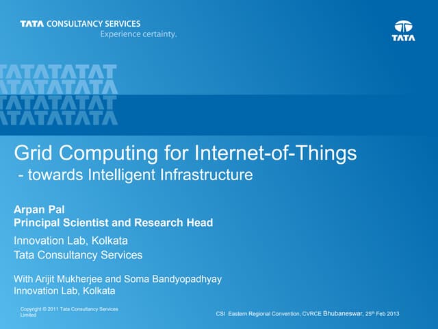 Grid computing iot_sci_bbsr