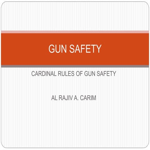 Gun safety | PPTX