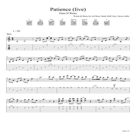 Guns N  Roses   Patience (Live) (2)