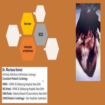 PEDIATRIC SUDDEN CARDIAC DEATH, SYNCOPE, INHERITABLE ARRHYTHMIAS