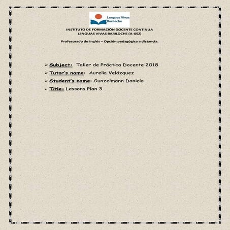 Gunzelmann   tpd - lesson plan 3 - passed