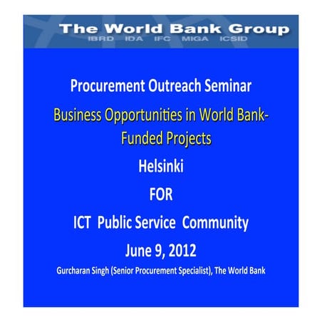 Gurcharan singh presentation