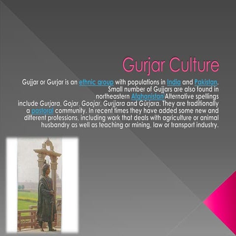 Gurjar culture