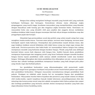 Guru berkarakter