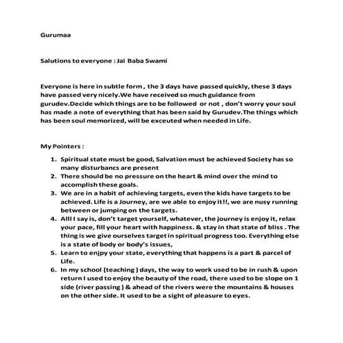 Swamiji and Guruma Guru Poornima Summary of Events 2021