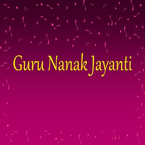 Guru nanak jayanti
