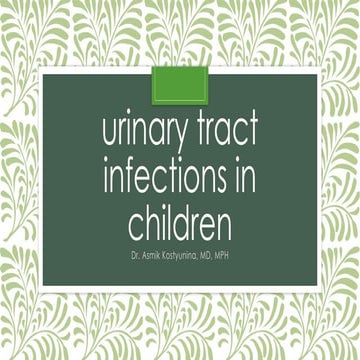 Genito-Urinary System examination in children.pptx