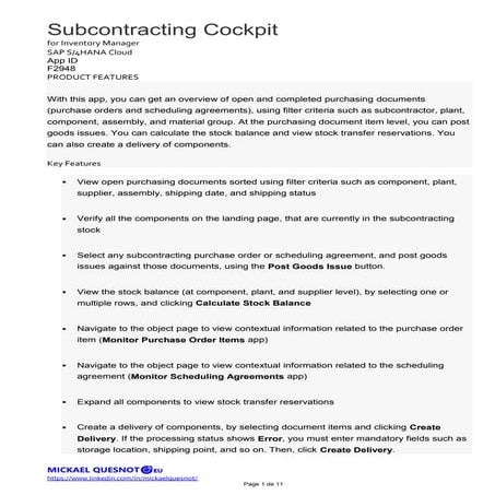 GU_SAP S4 HANA CLOUD_Subcontracting Cockpit.docx