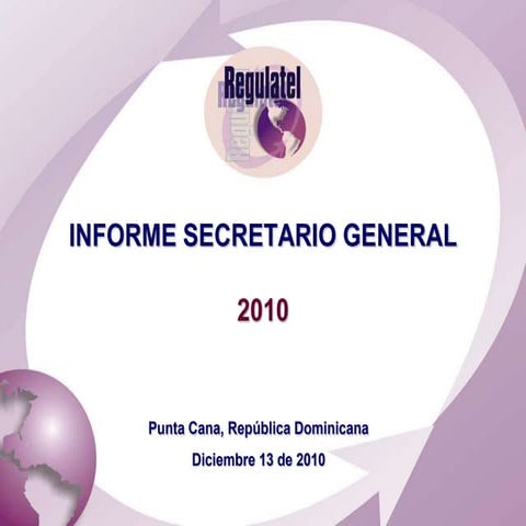 Informe Regulatel 2010