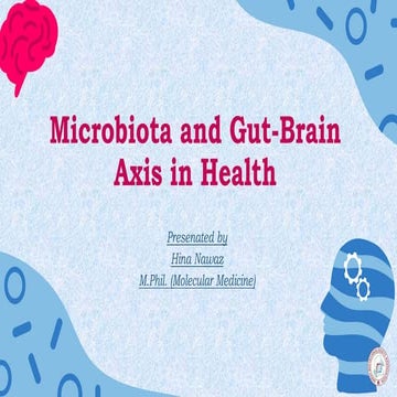 Microbiota and Gut-Brain Axis in Health
