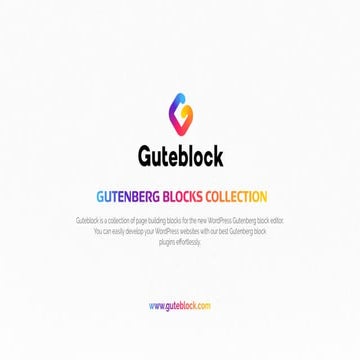 Wordpress Gutenberg Block Plugin - Guteblock | PDF