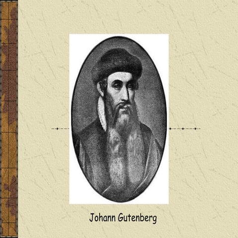 Johann Gutenberg | PPT