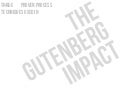 Gutenberg impact - What happened then has happened again