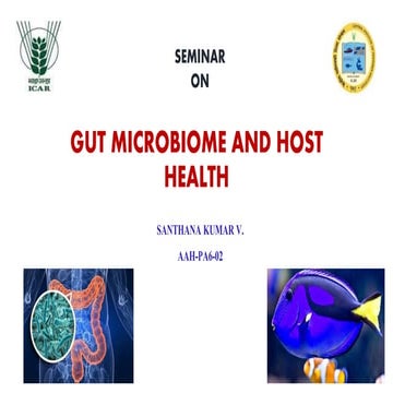 Gut microbiome and host health  