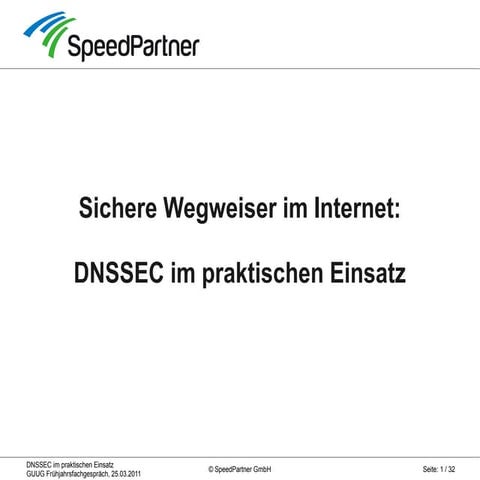 Sicherer Wegweiser im Internet: DNSSEC im praktischen Einsatz